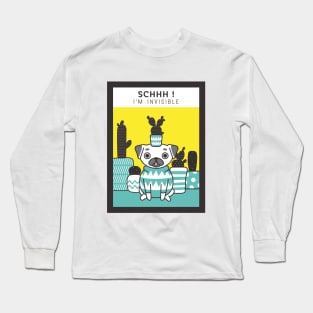 Incredible invisible Pug Long Sleeve T-Shirt